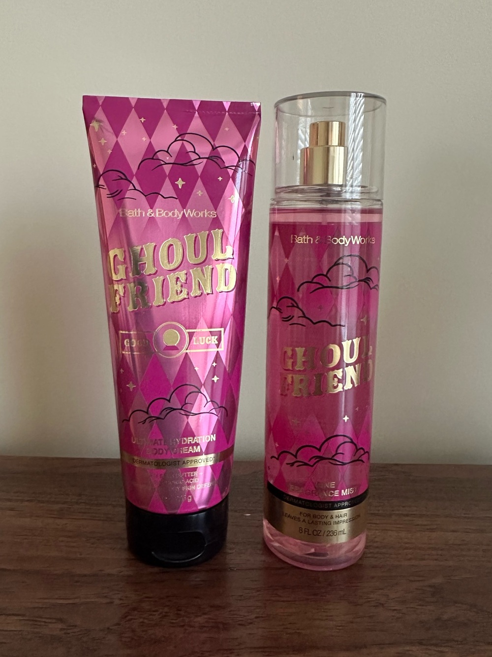 Bath & Body Works Ghoul Friend body cream and Fragrance Mist Set